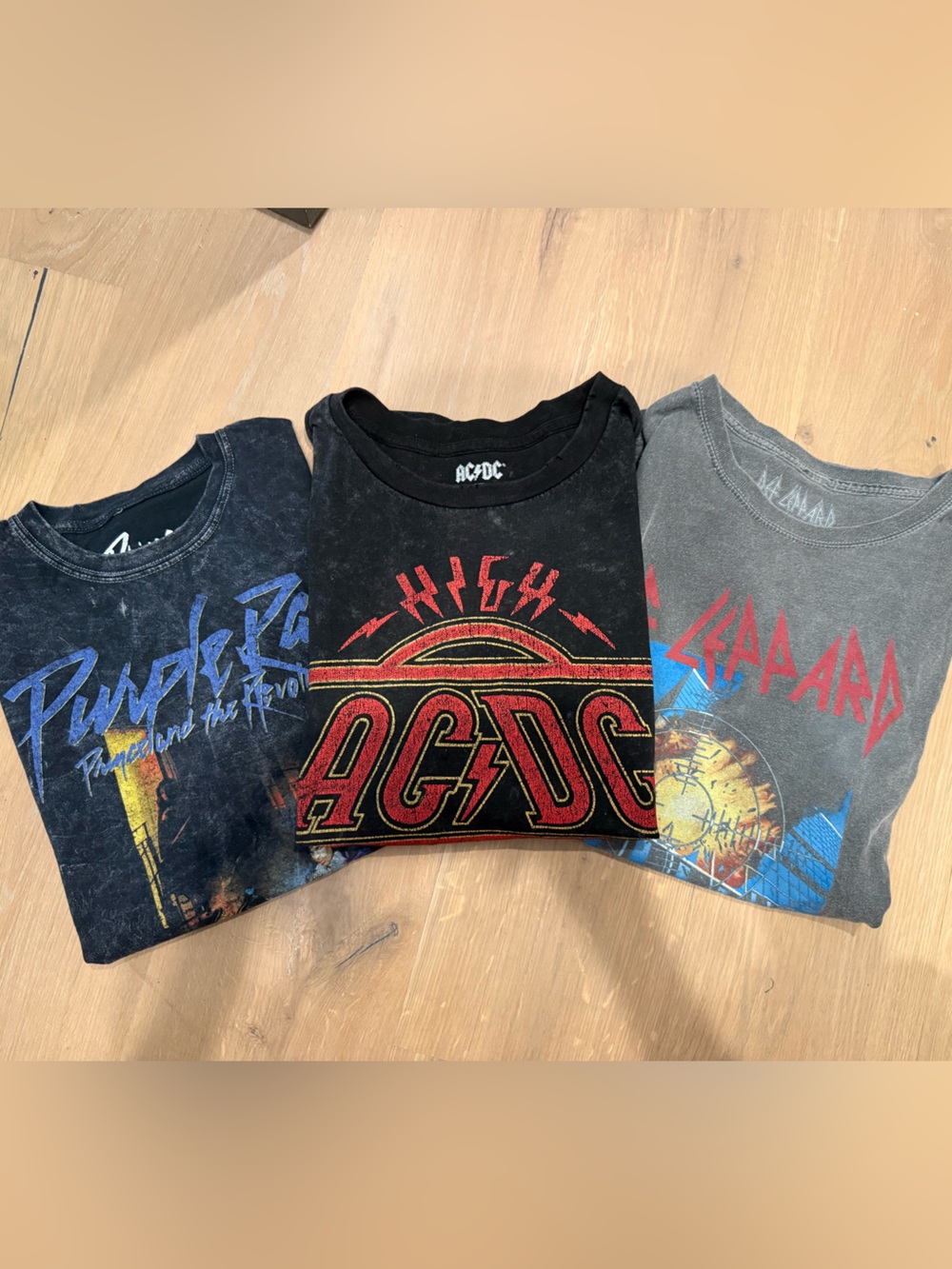 Urban Outfitters- Set of 3 band oversized shirts